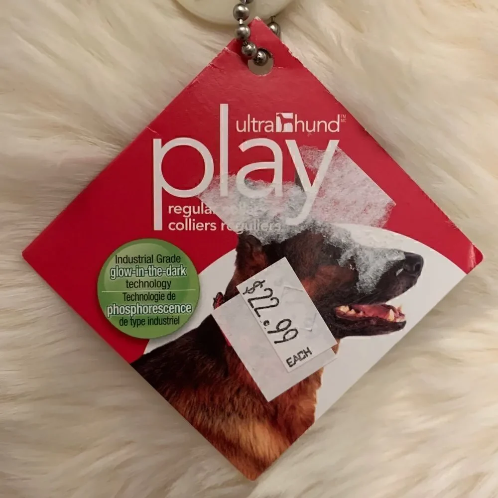 Red ultrahund Dog Collar (NWT)